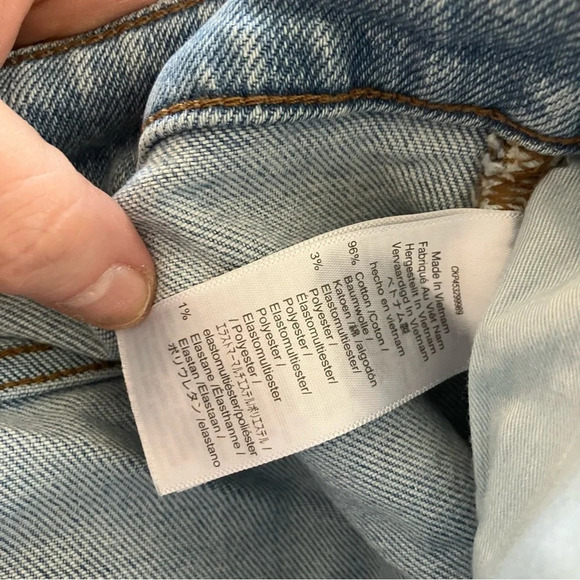 Madewell The Curvy Perfect Vintage Jean Destroyed Edition 12 Tall - Picture 6 of 8